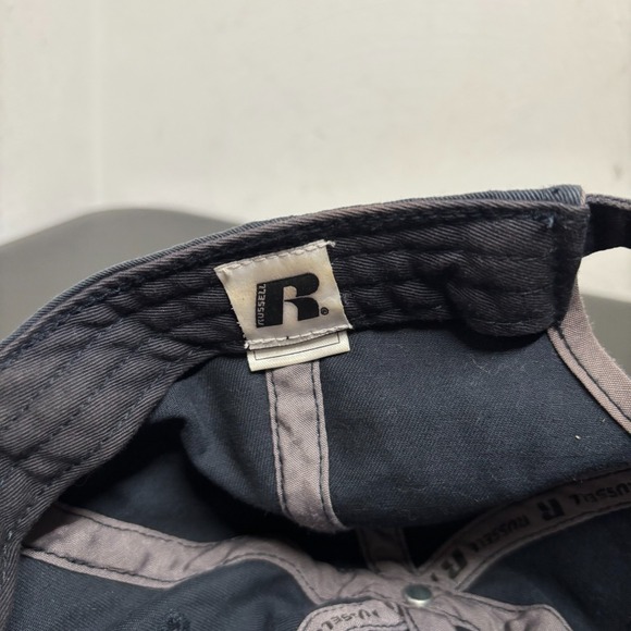 University of Virginia Blue Baseball Cap Hat UVA Y2K Spellout Cavs Adjustable - Picture 7 of 8